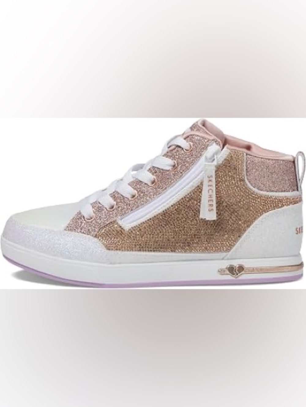 Skechers Street Shoutouts 2.0 Style Strut Glitter High Top Sneakers Size 3.5
